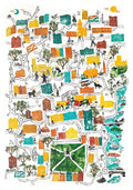 Old City Map Giclee Print - Sprouts of Bristol