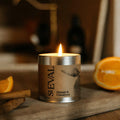 Orange & Cinnamon Scented Tin Candle - Sprouts of Bristol
