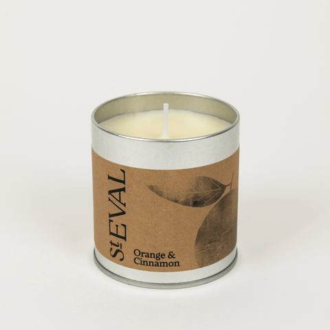 Orange & Cinnamon Scented Tin Candle - Sprouts of Bristol