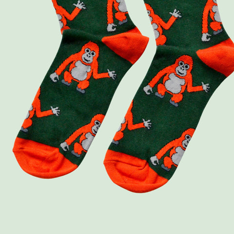 Orangutan Bamboo Socks - Sprouts of Bristol