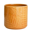Orla Glazed Fern Planter in Orange - Sprouts of Bristol
