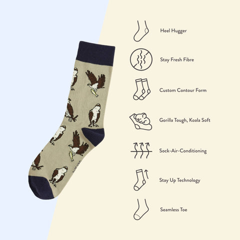 Osprey Bamboo Socks - Sprouts of Bristol