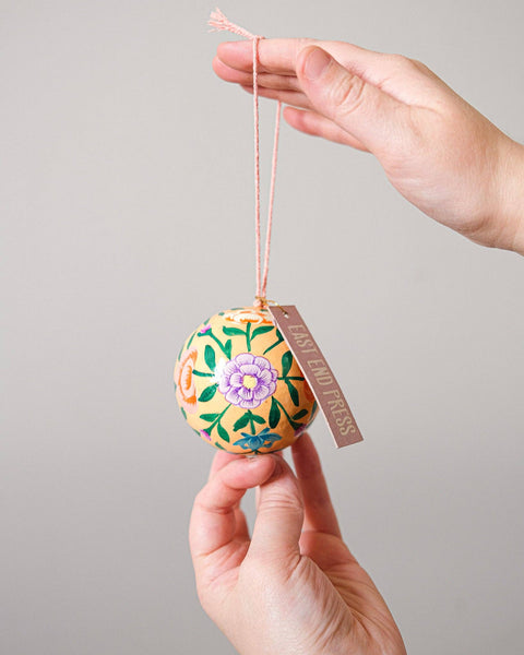 Peach Garden Bauble - Sprouts of Bristol