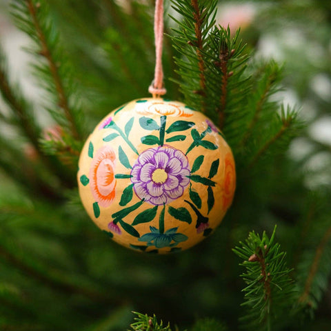 Peach Garden Bauble - Sprouts of Bristol