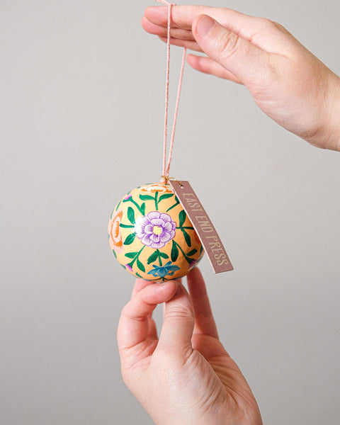 Peach Garden Bauble - Sprouts of Bristol