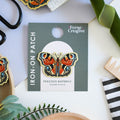 Peacock Butterfly Embroidered Iron - On Patch - Sprouts of Bristol