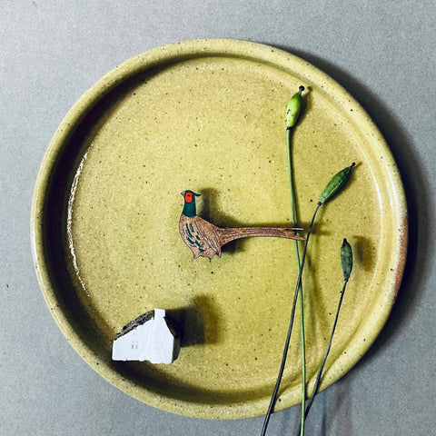 Pheasant Mini Pin Brooch - Sprouts of Bristol