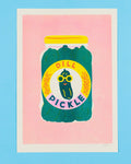 Pickle Risograph A4 Print - Sprouts of Bristol