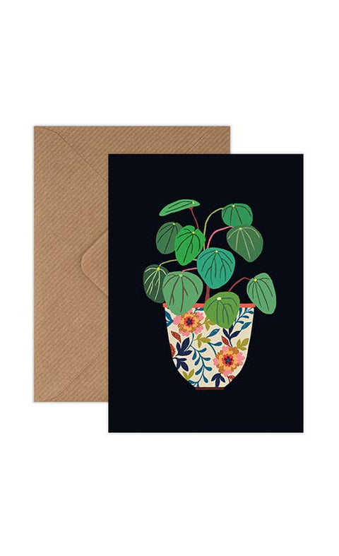 Pilea Greetings Card - Sprouts of Bristol