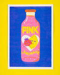 Pink Lemonade Risograph A4 Print - Sprouts of Bristol