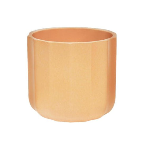 Positano Apricot Orange Geometric Planter - Sprouts of Bristol