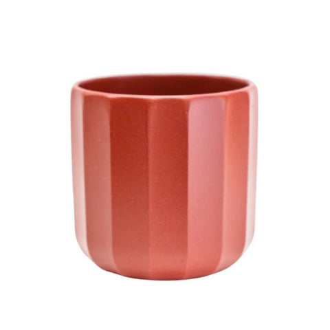 Positano Red Ochre Geometric Planter - Sprouts of Bristol