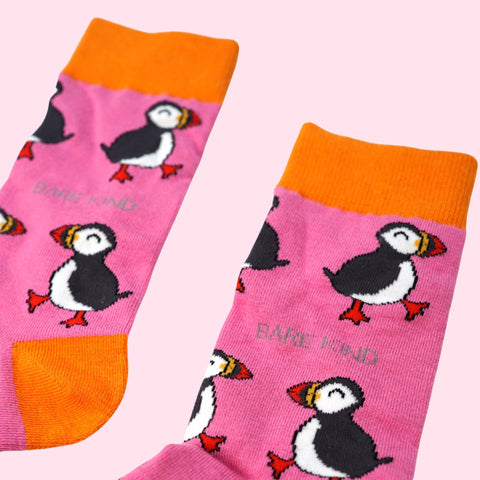 Puffin Bamboo Socks - Sprouts of Bristol