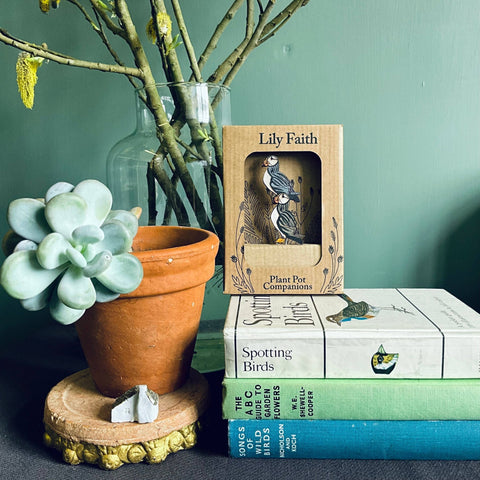 Puffin Plant Pot Companions  - Sprouts of Bristol