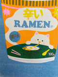 Ramen Risograph A4 Print - Sprouts of Bristol