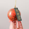 Red and Gold Bauble - Sprouts of Bristol