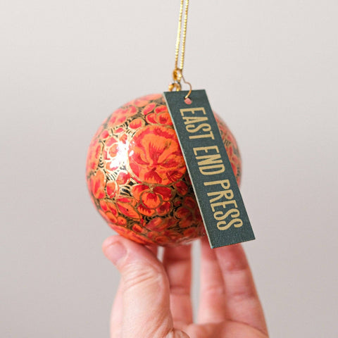 Red and Gold Bauble - Sprouts of Bristol