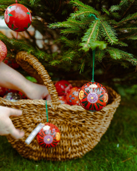 Red Bouquet Bauble - Sprouts of Bristol