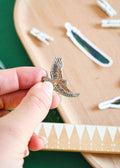 Red Kite Enamel Pin – Designed by Ferne Creative - Sprouts of Bristol