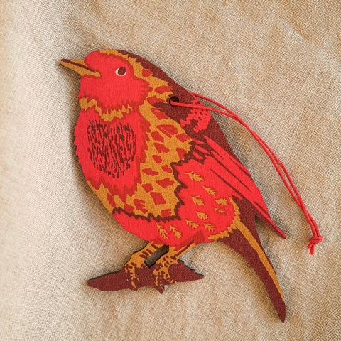 Robin Wooden Ornament - Sprouts of Bristol