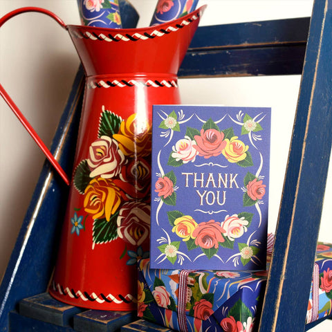 Roses & Castles - Thank You | Thank you card | Gratitude, floral - Sprouts of Bristol