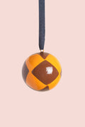 Russet & Caramel Harlequin Bauble - Sprouts of Bristol