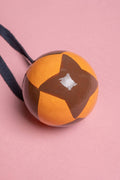 Russet & Caramel Harlequin Bauble - Sprouts of Bristol