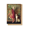 Saluki Portrait Greetings Card - Sprouts of Bristol