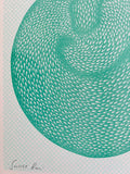 Sausage Roll – Risograph Print - Sprouts of Bristol