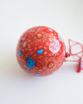 Scarlet Red and Blue Bauble - Sprouts of Bristol