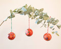 Scarlet Red and Blue Bauble - Sprouts of Bristol