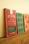 Screen - printed Christmas Gift Tags - Set of Six - Sprouts of Bristol