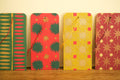 Screen - printed Christmas Gift Tags - Set of Six - Sprouts of Bristol