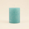 Sea Moss & Driftwood Fragranced Coloured Pillar - Sprouts of Bristol