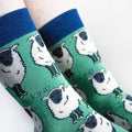 Sheep Socks | Bamboo Socks | Green Socks | Farm Socks - Sprouts of Bristol