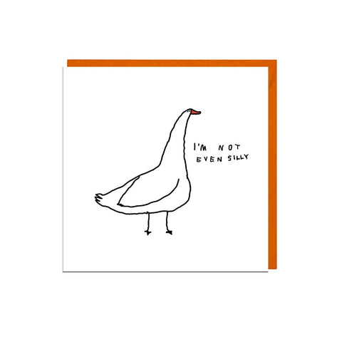 SILLY GOOSE Greetings Card - Sprouts of Bristol