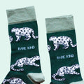 Snow Leopard Bamboo Socks - Sprouts of Bristol