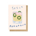 Spicy Marg Greetings Card - Sprouts of Bristol