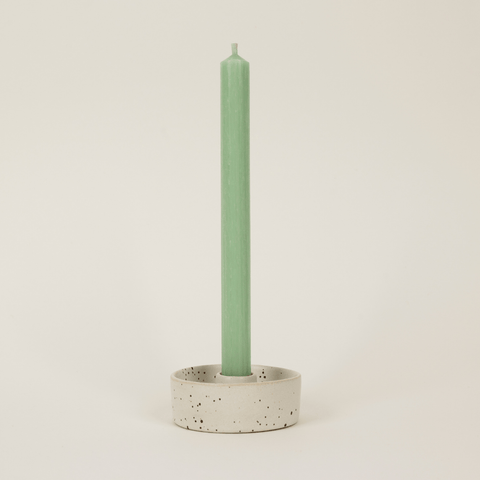 Stone Speckle 7/8” Candle Holder - Sprouts of Bristol