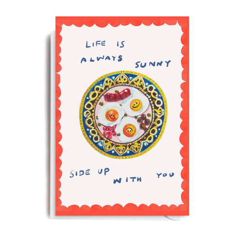 SUNNY SIDE UP Greetings Card - Sprouts of Bristol