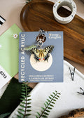 Swallowtail Butterfly & Caterpillar Keyring - Sprouts of Bristol