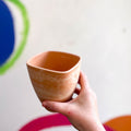 Tall Square Terracotta Ceramic Tapered Pot - Sprouts of Bristol