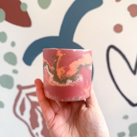 The Bleeding Marasmius Jesmonite Mini Pot [Beneath the Canopy RHS Collab] - Sprouts of Bristol