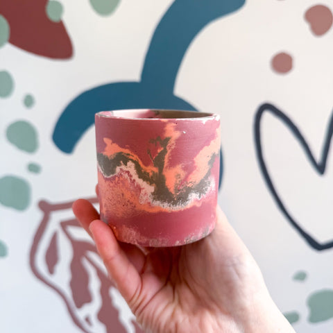 The Bleeding Marasmius Jesmonite Mini Pot [Beneath the Canopy RHS Collab] - Sprouts of Bristol