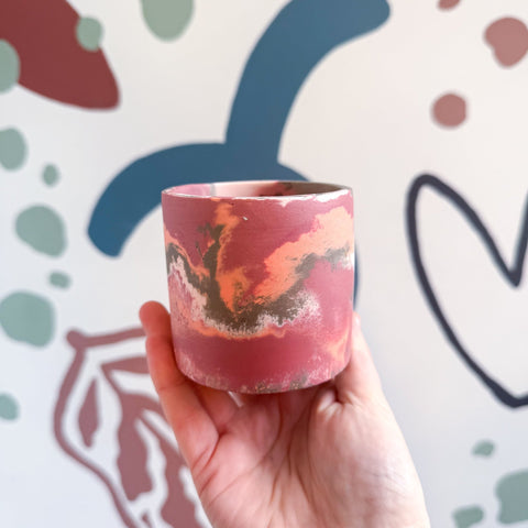 The Bleeding Marasmius Jesmonite Mini Pot [Beneath the Canopy RHS Collab] - Sprouts of Bristol