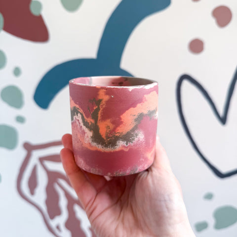 The Bleeding Marasmius Jesmonite Mini Pot [Beneath the Canopy RHS Collab] - Sprouts of Bristol