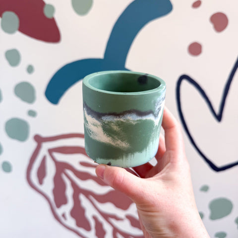 The Orchid Bee Jesmonite Mini Pot [Beneath the Canopy RHS Collab] - Sprouts of Bristol