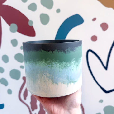 The Orchid Bee Jesmonite Pot [Beneath the Canopy RHS Collab] - Sprouts of Bristol