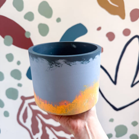 The Poison Dart Frog Jesmonite Pot [Beneath the Canopy RHS Collab] - Sprouts of Bristol