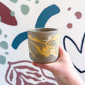 The Yellow - Footed Tortoise Jesmonite Mini Pot [Beneath the Canopy RHS Collab] - Sprouts of Bristol